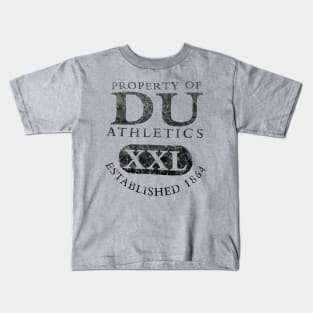 Vintage property of du athletics 1864 Kids T-Shirt